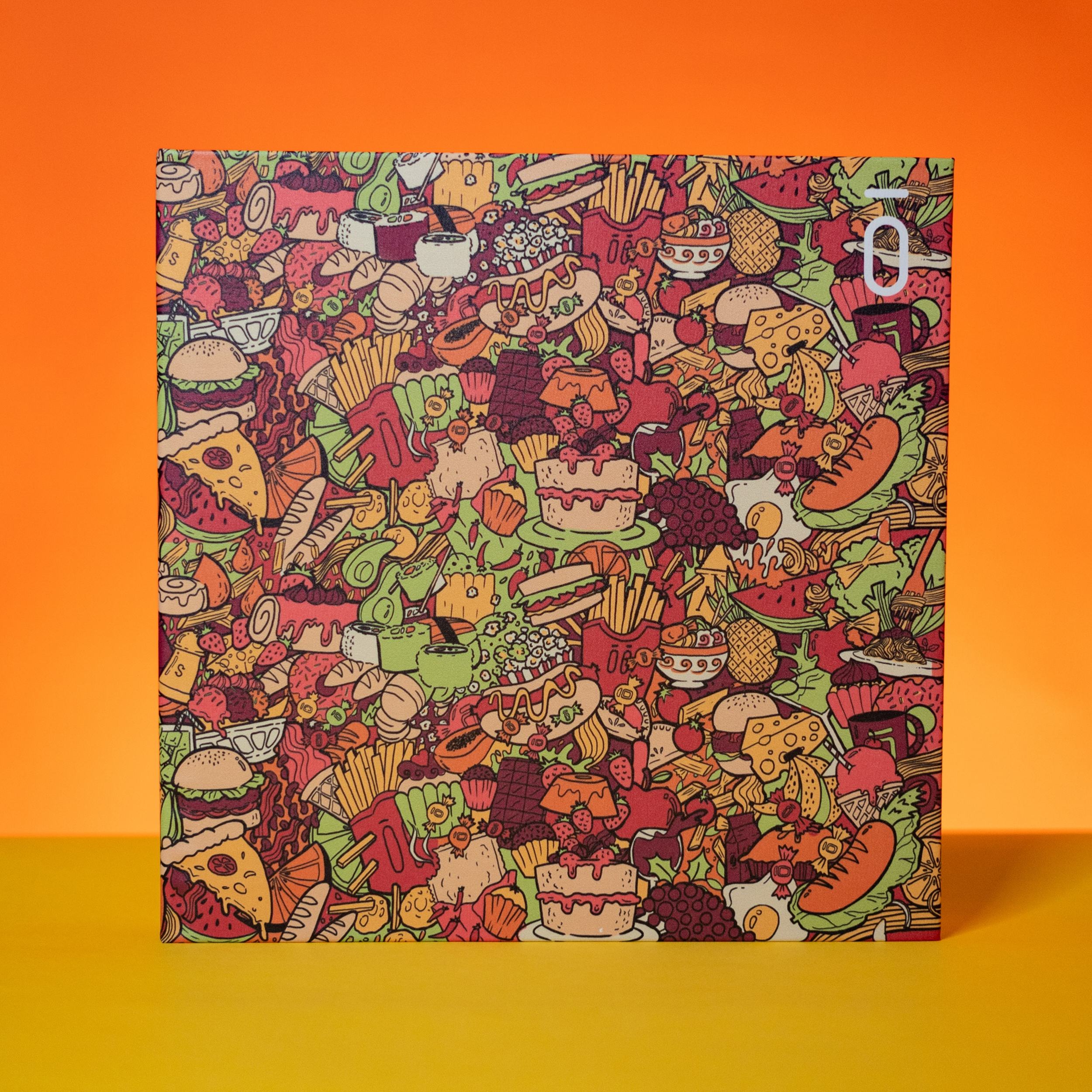 Álbum Cartoon Fun Food p/ 144 fotos polaroid