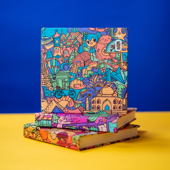 Kit Cartoon Fun - 3 Álbuns p/ 24 fotos polaroid