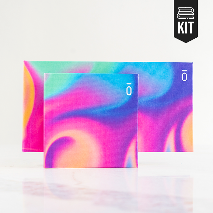 Kit Álbuns Rainbow p/ 24 e 60 fotos polaroid