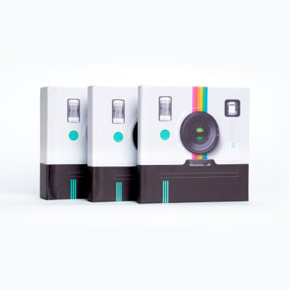 Kit álbuns Selfie p/ 12, 24 e 48 fotos polaroid