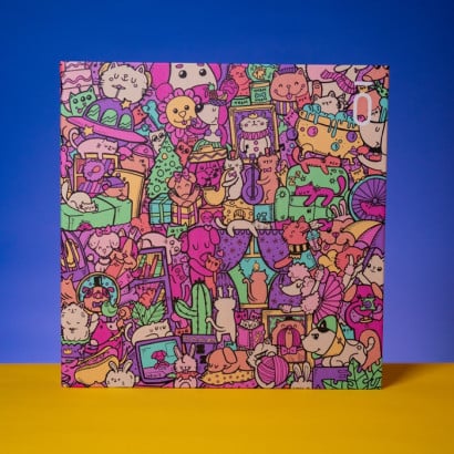 Álbum Cartoon Fun Pets p/ 144 fotos polaroid