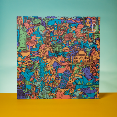 Álbum Cartoon Fun Trip p/ 144 fotos polaroid